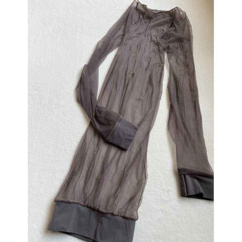 Bodystocking Transparan Halus  - Sexy Mesh Sheer Bodycon Dress ulasan dan harga